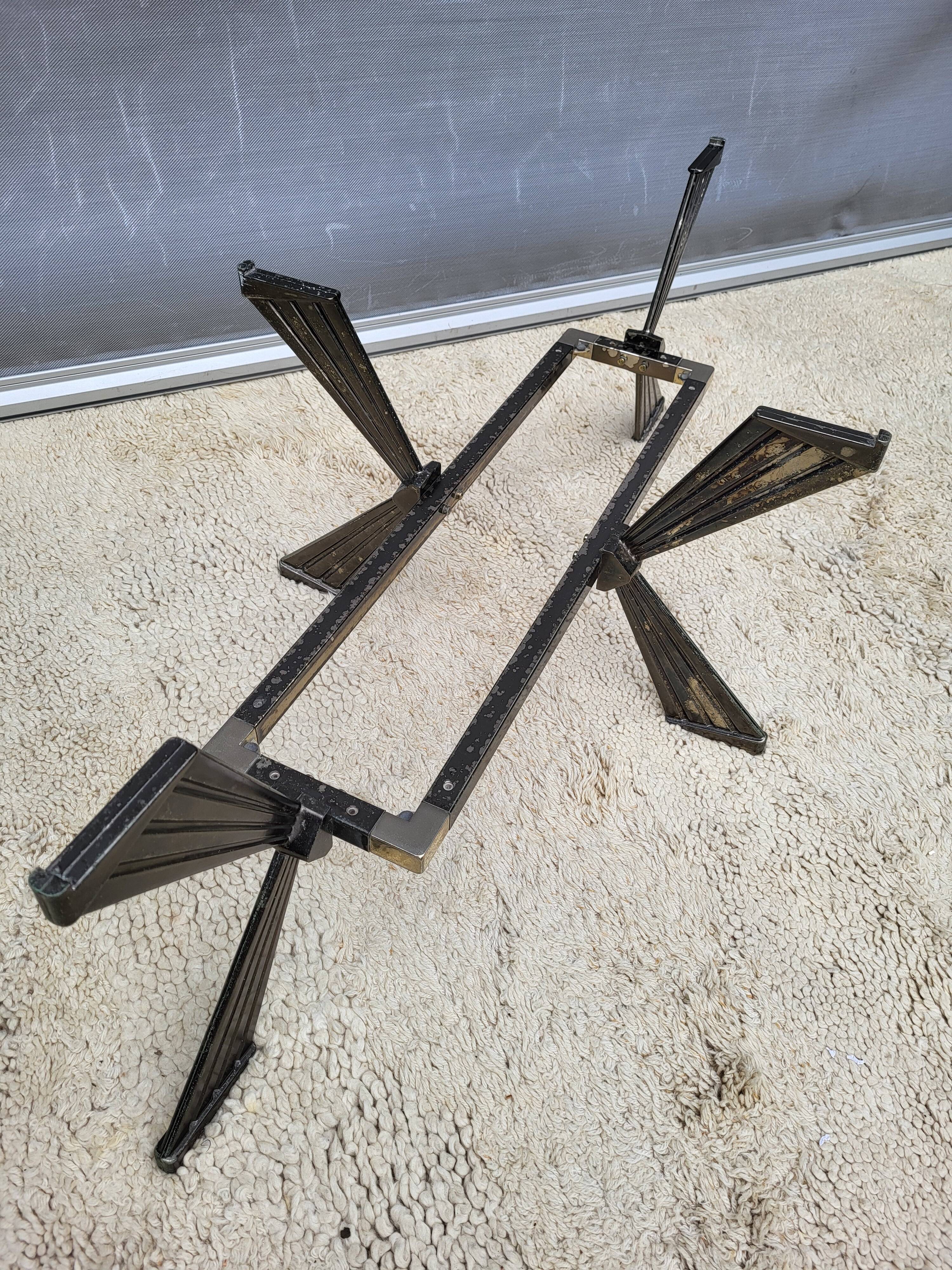 Art Deco oval coffee table 1940