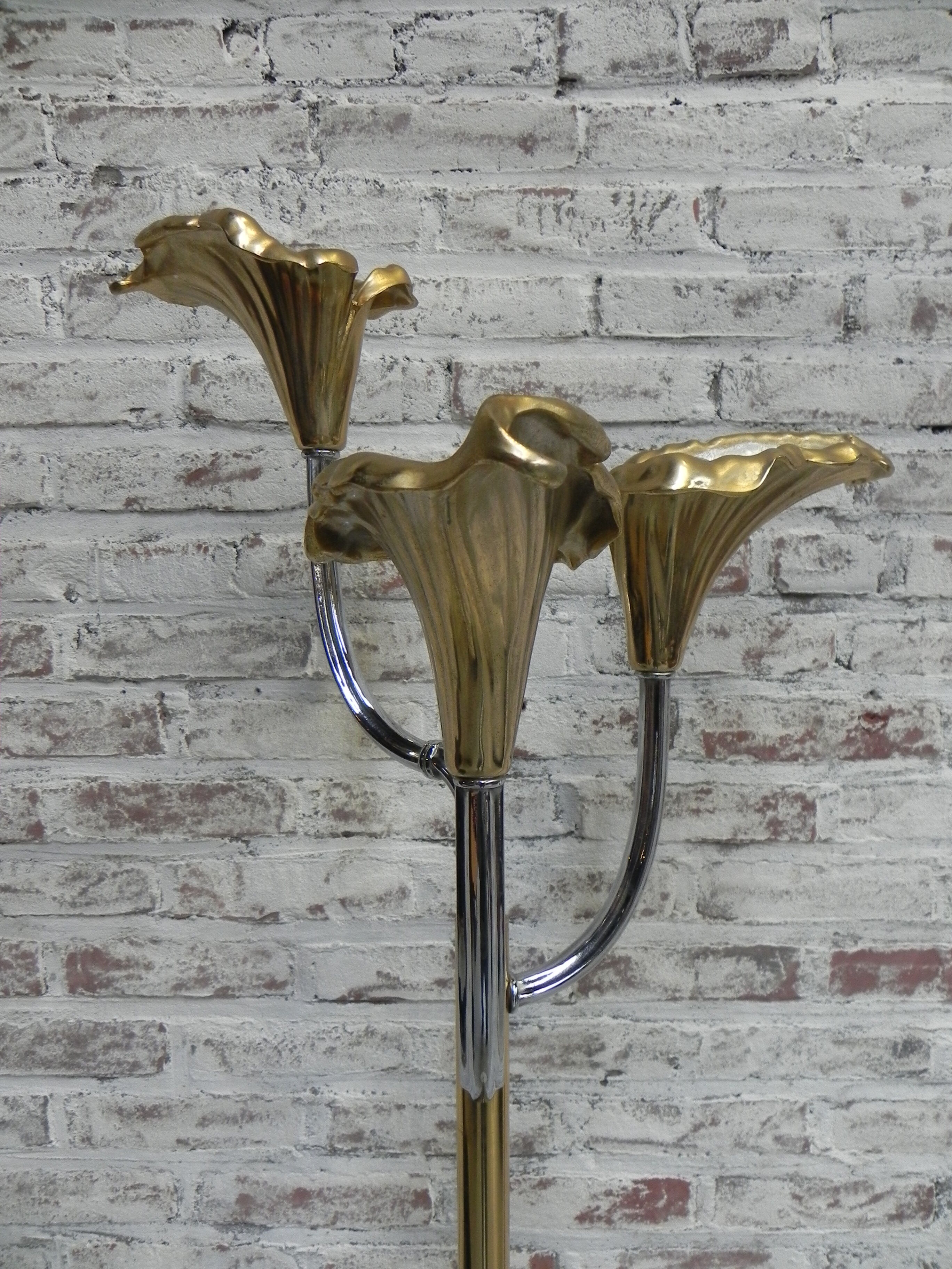 Standing Italian Calla lily floor lamp