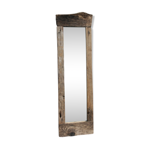 miroir en bois de récupération