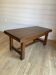 Large antique coffee table in solid wood - Country chic spirit