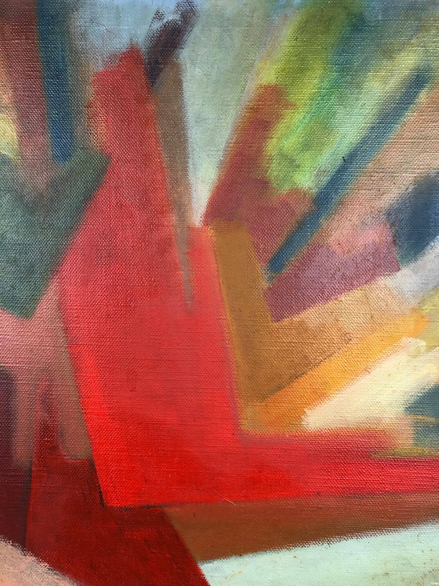 Peinture abstraite vintage