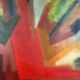 Peinture abstraite vintage