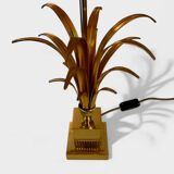 Brass Palm Tree Lamp – Maison Boulanger – 1970s