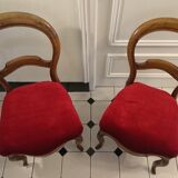 Lot of two Louis Philippe chairs