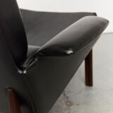Ib kofod larsen lounge chair & ottoman "Adam" for Mogens kold
