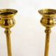 Pair of brass candlesticks