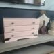 Petite commode art-déco en bois