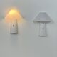 Pair of vintage wall lights, Arlus model Ibiza, metal and perspex, France 1970.