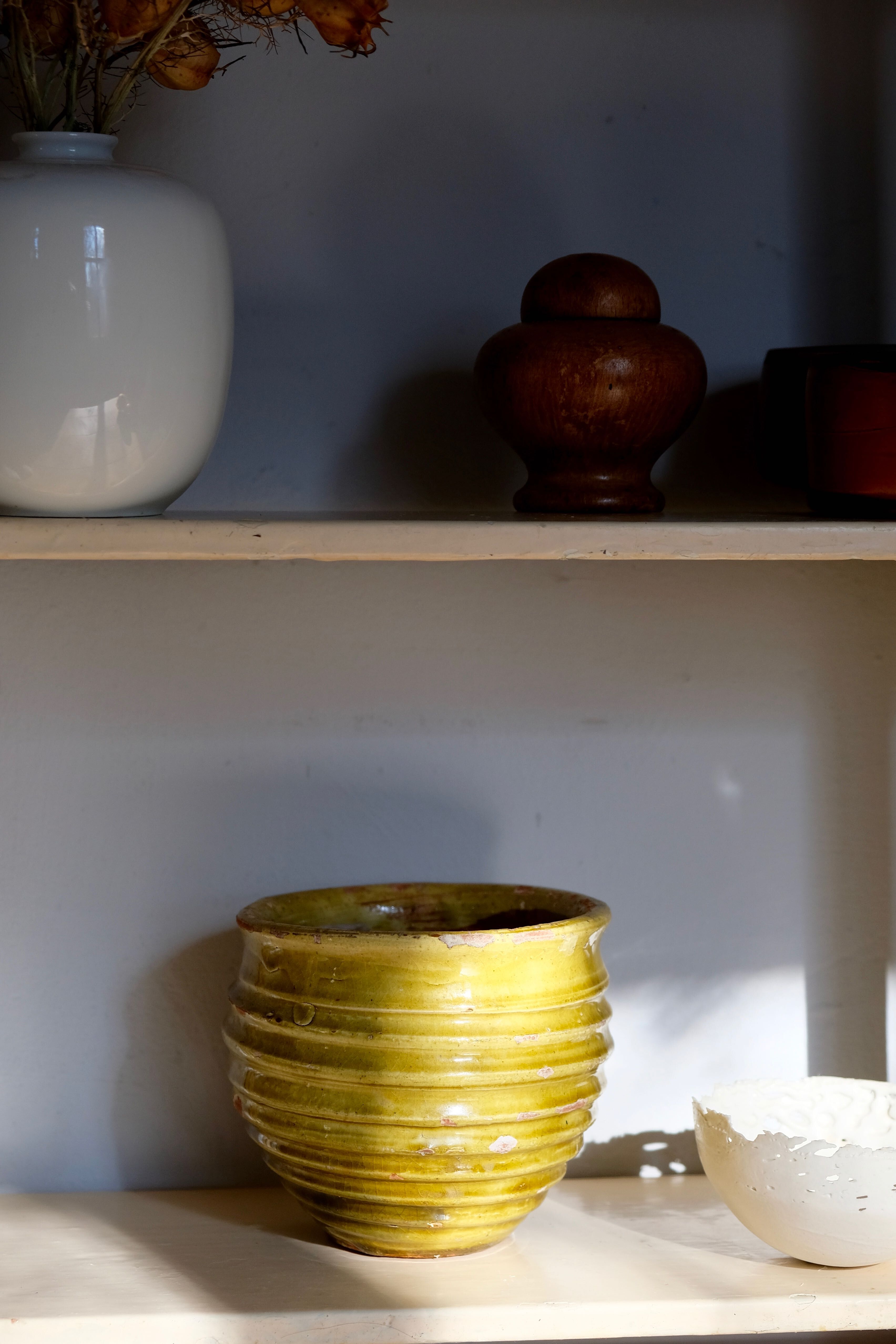 Pot of Provence in glazed terracotta