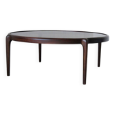 Large Mid-Century Coffee Table in Mahogany
