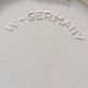Monumental white ceramic vase West Germany 70s