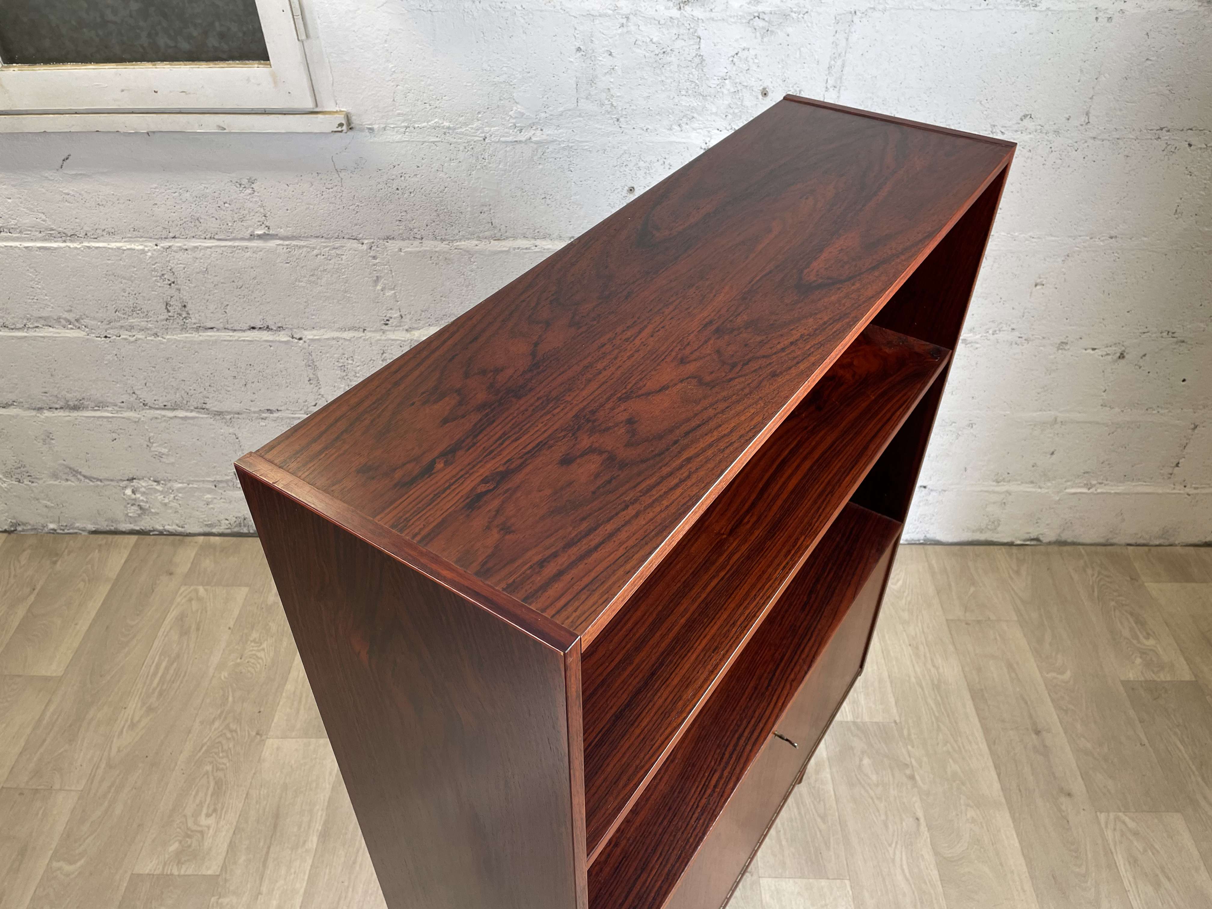 Scandinavian rosewood bookcase, 60s