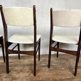 Série de 6 chaises vintage années 1960