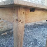 One drawer farm table