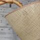 Lampadaire vintage en rotin