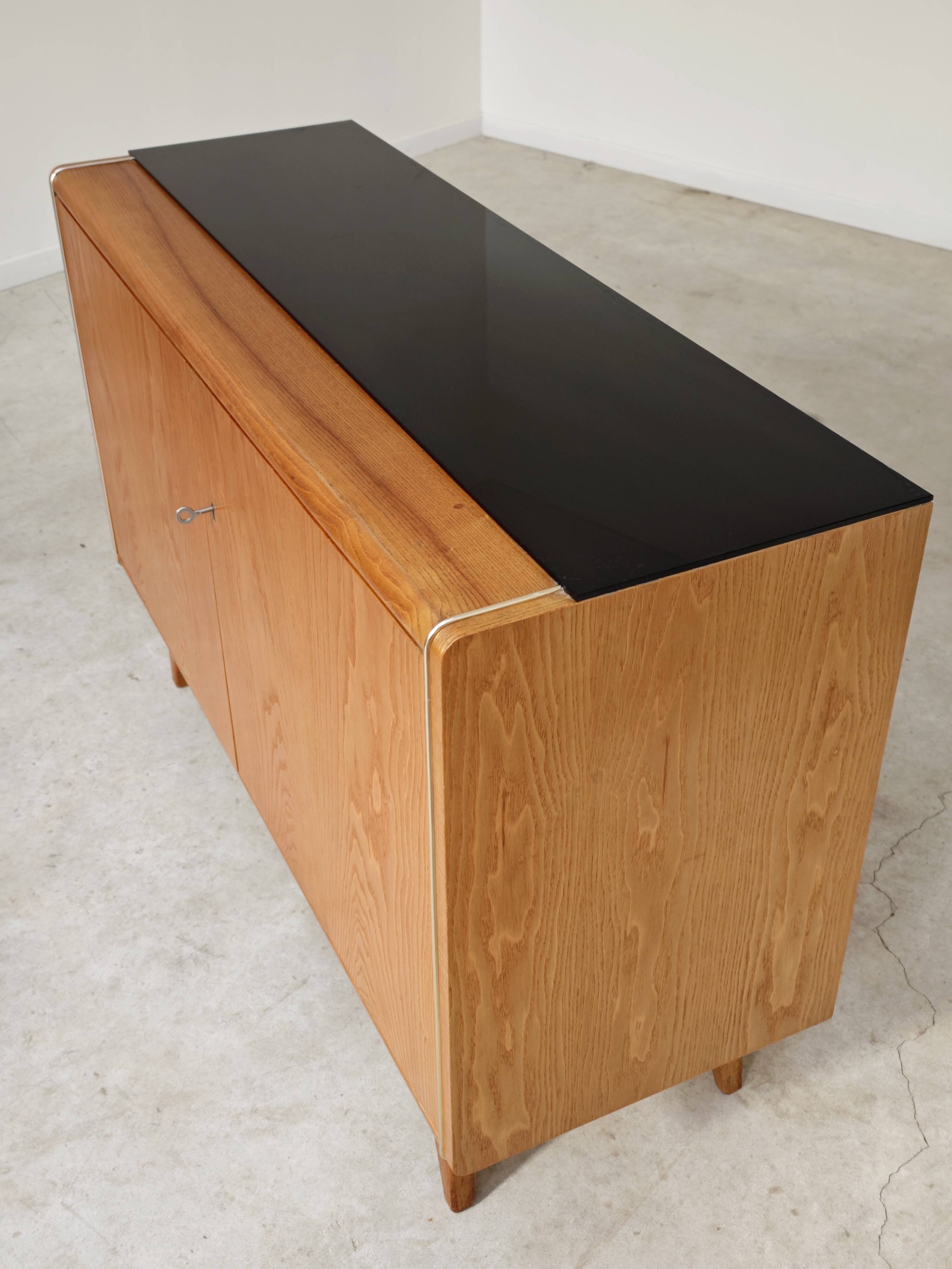 Jitona U-369 low sideboard by Bohumil Landsman and Hubert Nepozitek 1960