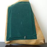 Brutalist free-form solid wood mirror from the 70s