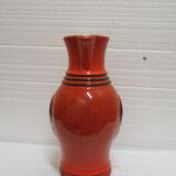 Orange and black pitcher Verceram