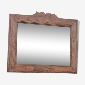 Old mirror oak frame 50x44cm