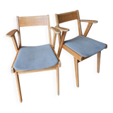 Vintage bridge armchairs