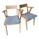 Vintage bridge armchairs