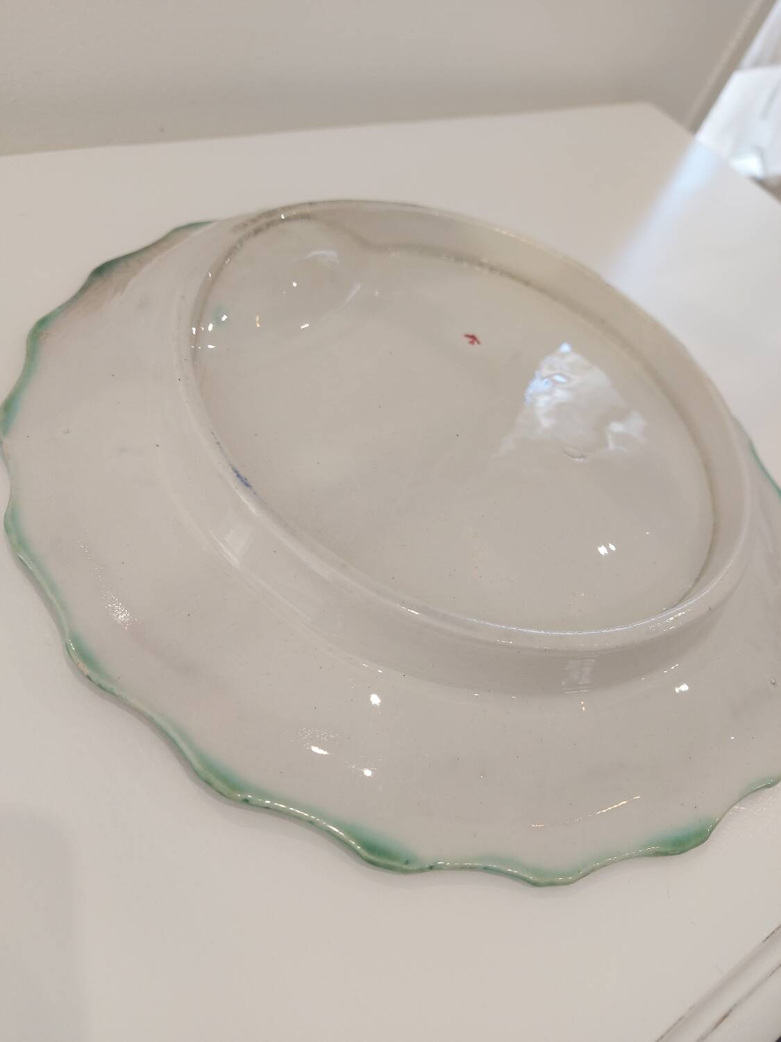 Artichoke plate in slip