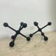 Set  of 2 candle sticks Scandinavian vintage 1960s