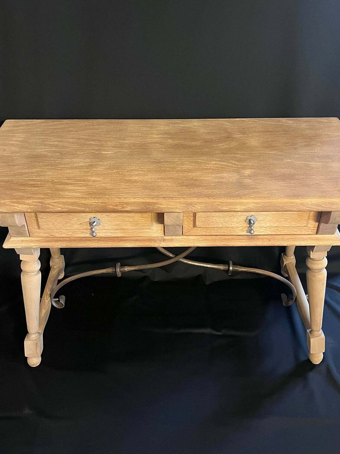 Commode bois fer forgé