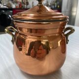 Antique solid tin-plated copper set – French manufacture – Gaillard