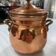 Antique solid tin-plated copper set – French manufacture – Gaillard