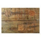 Patinated wooden table