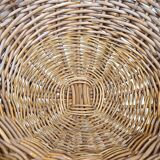 Set of 2 wicker pod chairs from the 60s
