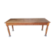 Oak farmhouse table turned legs