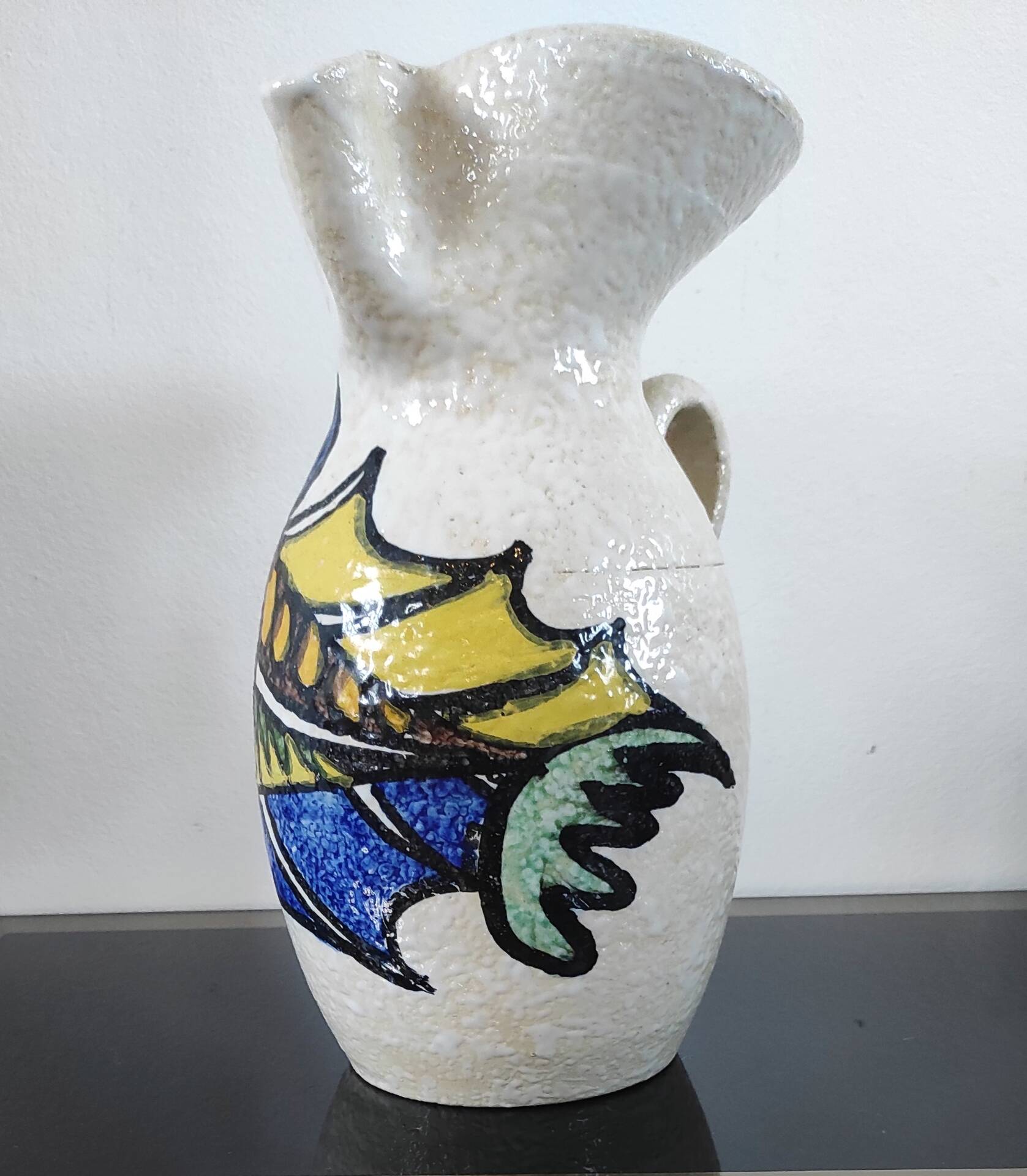 Vintage Vallauris ceramic jug