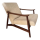 Fauteuil scandinave en teck, années 1960