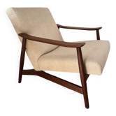Fauteuil scandinave en teck, années 1960