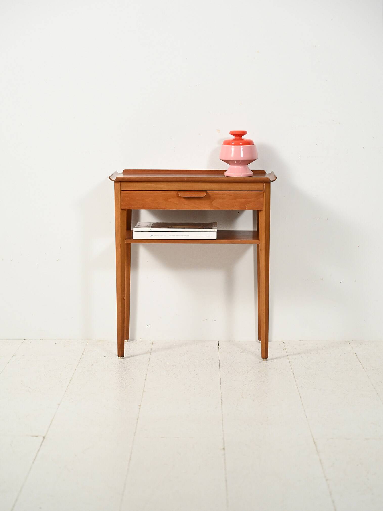 Scandinavian teak bedside table by Bertil Fridhagen