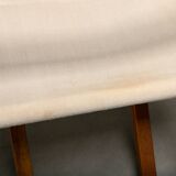 Mogens Koch MK-16 Folding Chair in Teak Wood with Canvas for Rud Rasmussen