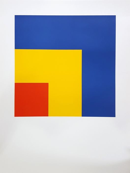Ellsworth KELLY, RYB (after Red, Yellow and Blue). Lithographic printing on thick paper