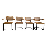 Fauteuils f62 Cesca par Marcel Breuer