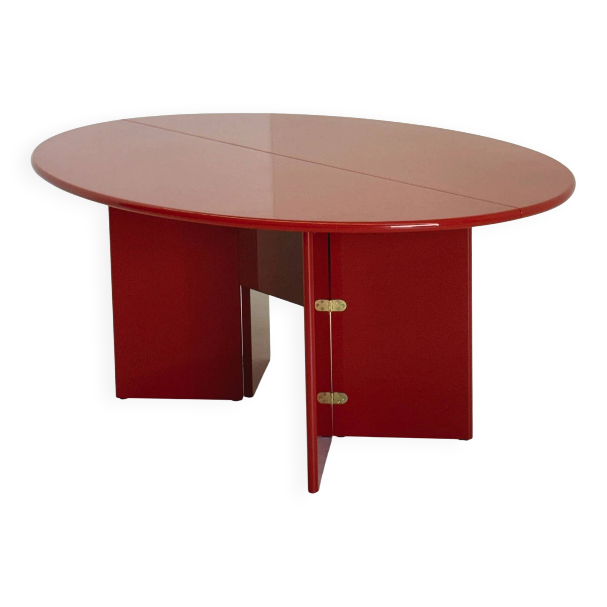 Antella dining table / console table by Kazuhide Takahama for Cassina in red