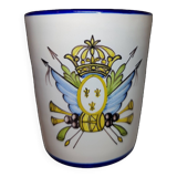 Nevers Montagnon earthenware cup commemorating the Revolution