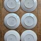 Ironstone dessert plates, poppies