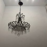 Suspension vintage en perles de cristal italiennes des années 1960