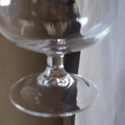 Set of 5 antique crystal glasses