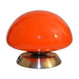 Lampe champignon de couleur orange