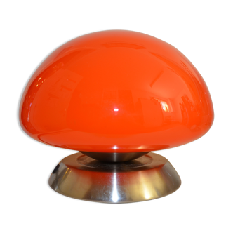 Orange mushroom lamp
