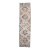 3x12 Salmon & Green Oriental Persian Runner Rug 89x365Cm