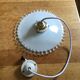 Vintage white opaline pendant lamp