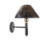 Art Deco brass wall lamp, Poland, 1980s